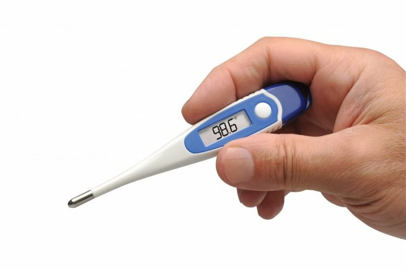 Digital thermometer.